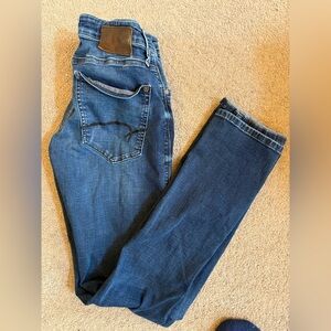 Mavi Denim Medium Wash Straight Leg Jeans Jegging Stretch size 30 size 10